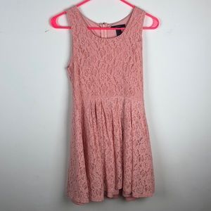 F21 Peach Lace Dress
